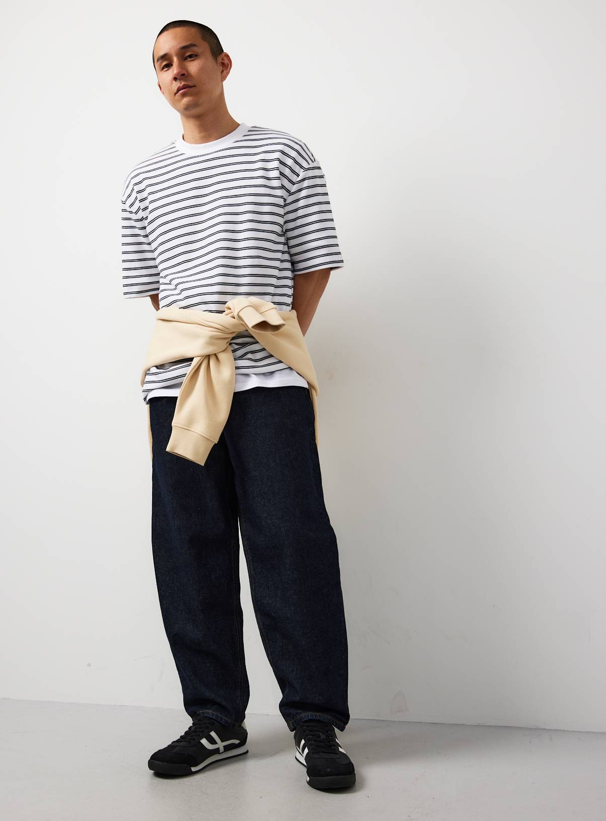 Dark Denim Barrel Leg Jeans 40R - Image 3
